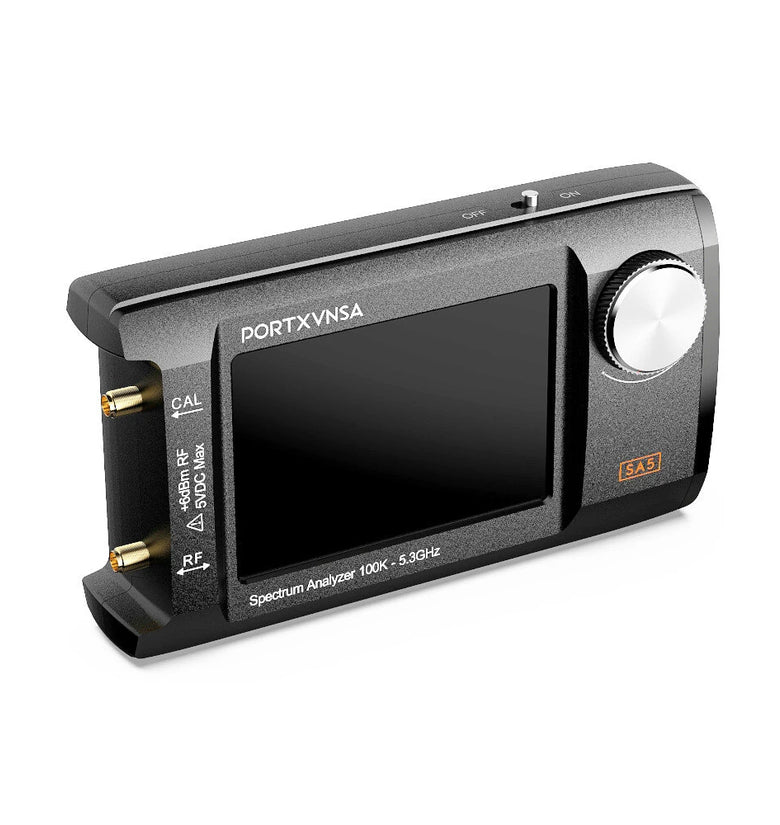 SA5 PORTXVNSA 4 inch IPS LCD Multi-function Handheld Spectrum Analyzer 100k-5.3GHz Signal Generator Spectrum Analysis Measuring