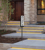 Outdoor Door Number Light Solar Powered Doorplate Light Double-sided Solar Ground Plug Waterproof LED Letter Number Plate Indicator Light