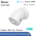 SONOFF SNZB-03P Zigbee3.0 Motion Sensor 5-Seconds Faster Detection Smart Home Security Human Body Detection Smart Scene via eWeLink Work with Alexa Google Home