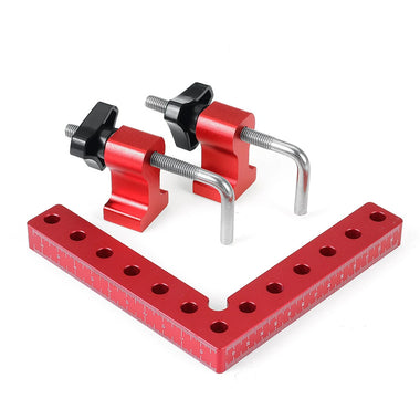 Veiko Woodworking Precision Clamping Square L-Shaped Auxiliary Fixture Splicing Board Positioning Panel Fixed Clip Carpenter Square Ruler Woodworking Tool