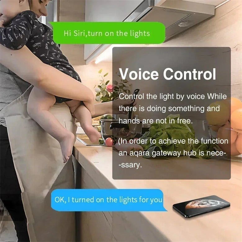 Aqara D1 Smart Zigbe Switch Wireless Switch Key Light Remote Control Fire Wire With /No Neutral Work With Mi Home HomeKit