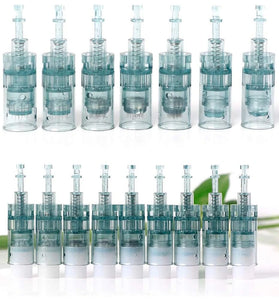 Dr. Pen 20 Pack Ultima M8 Microneedling Pen Replacement Cartridges 11/16/24/36/42/Nano-R Pins Sterile Skincare 0.25mm Needles Professional Home Use Skin Rejuvenation Tool