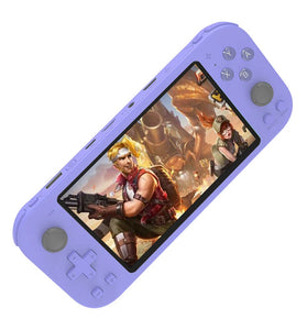 X20 Max Portable Game Console 5.1inch HD Creen Built-in 2500 Games with Dual Joystick Gamepad Arcade Game Player Console Support TV Output