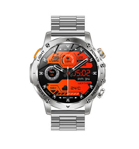 Senbono AK87 1.7-inch HD Screen Built-in Flashlight 1000mAh Massive Battery bluetooth Call Heart Rate Blood Oxygen Monitor Sleep Monitoring Smart Voice Assistant Multi-sport Modes Music Playback IP68 Waterproof Smart Watch