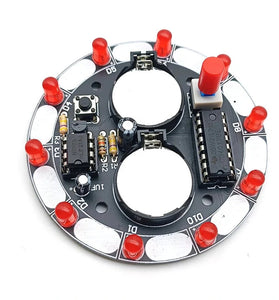 Lucky Turntable LED Flashlight DIY Electronic kit Welding Project Training Module DIY Kit