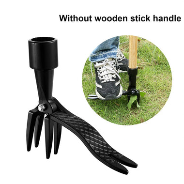 Stand Up Weed Puller Hand Operated Deep Root Removal Tool Easy to Use Ideal for Garden Lawn Maintenance Environmentally Friendly