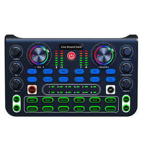 X60 Sound Card English Version Professional Sound Cards Audio Mixer for Karaoke Broadcast KTV Singing Live Sound Mixer Parts Accessories