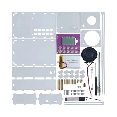 FM/AM/SW Frequency Modulation and Amplitude Digital Clock Radio Receiver Unassembled DIY Electronics Kit