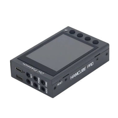 HAMCUBE PRO HAM CW Trainer Morse Code Trainer 2.8 Inch Screen 16M Chinese And English Decoding Type-C 10h Battery Portable Metal Shell OTG PC Phone Control