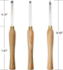 Wood Lathe Chisel Set 3 PCS Woodworking Turning Tools Includes Square Round Diamond Carbide Blades for Wood Turning Use