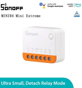 SONOFF MINI R4 Wifi Switch Module Smart Wi-Fi Two Way Switch Smart Home Works R5 S-MATE Wireless Control Alexa Google Home