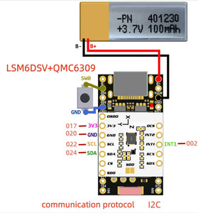 ICM-45686 + QMC6309 Module for SlimeVR  Trackers and Smol Slime Trackers