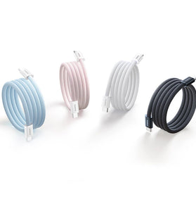 Baseus 100W Type-C to Type-C Magnetic Absorption Cable Fast Charging Data Transmission Tinned Copper Core Line 1M Long for iPhone 16 16 Pro 15 15 Pro Max for HUAWEI for OPPO for SAMSUNG