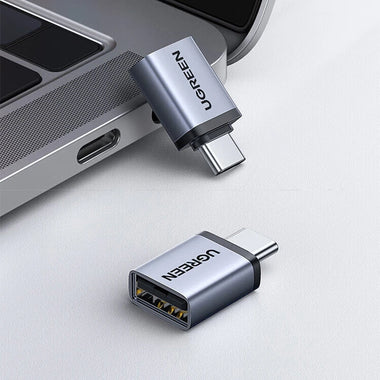 UGreen US306 Type-C Male to USB2.0 Female OTG Adapter Converter for iPhone for Xiaomi for Samsung Mobile Phone Tablet