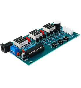 6-bit Digital Clock DIY Kit 51 Microcontroller Electronic Clock 6 bit Tube LED Display Module Suite Parts and Components DC5-12V