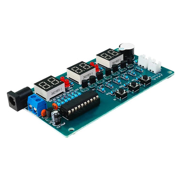 6-bit Digital Clock DIY Kit 51 Microcontroller Electronic Clock 6 bit Tube LED Display Module Suite Parts and Components DC5-12V