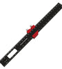 Woodworking T-Type Pocket Ruler Aluminum Slide Ruler 6.3in, 7.9in, 11.8in Precision Scribing Ruler Tools with Sliding Stops Inch and Metric