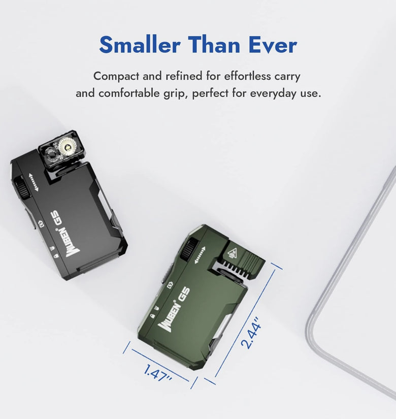 WUBEN G5 400 Lumens Rechargeable EDC LED Keychain Flashlight with RGB Light Dual Light Sources Mini LED Torch Portable Pocket Light EDC Survival Tools For Outdoor