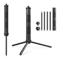 Aluminum Lantern Stand Camping Lamp Pole Foldable Light Support Holder Lamp Bracket Camera Phone Tripod Stand For Picnic