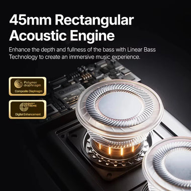 Sanag M15 bluetooth Speaker Portable Speaker Dual 45mm Drivers Rectangular Acoustic Engine External Bass Diaphragm 10H Playback FM Radio Hands-free Call Outdoors Wireless Speakers