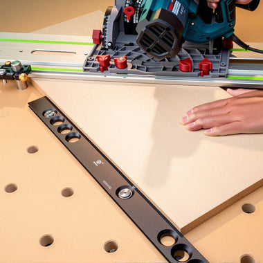 HONGDUI HD30-KY Fence Stop Kit Woodworking Bench Top Fence Woodworking Planing Stop Positioning Clamp Tool Set Kit For MFT System Workbench With Dog Holes