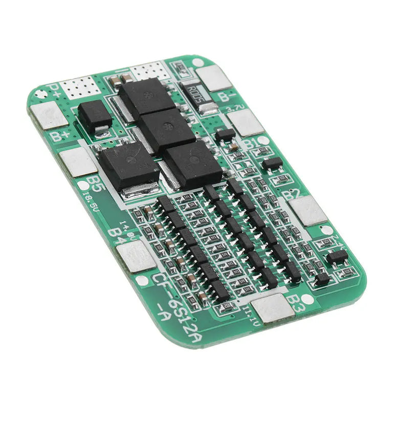 3pcs DC 24V 15A 6S PCB BMS Protection Board For Solar 18650 Li-ion Lithium Battery Module With Cell