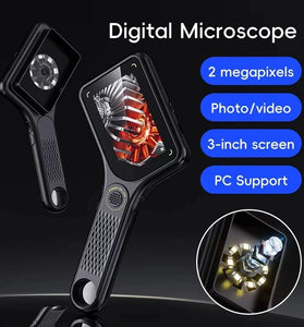 Handheld Digital Microscope 2MP 500X Magnification AF Lens for Scientific Research and Repair Applications