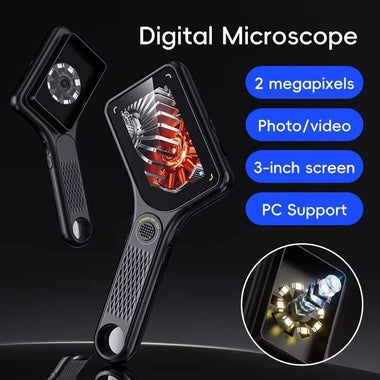 Handheld Digital Microscope 2MP 500X Magnification AF Lens for Scientific Research and Repair Applications