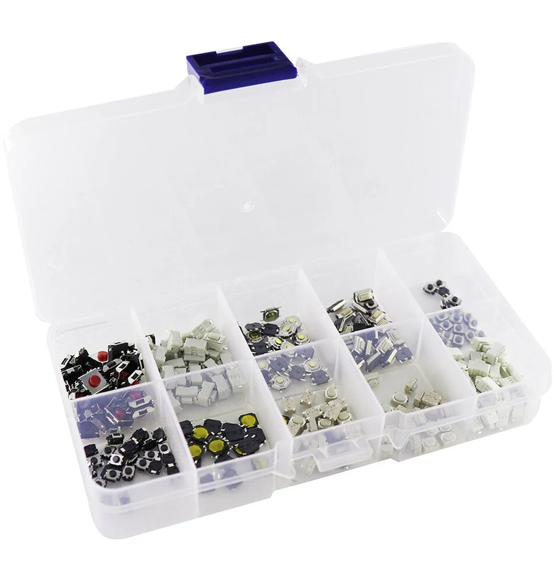 100PCS 10 Specifications Car Remote Control Key Touch Switches Buttons Touch Key Component Package