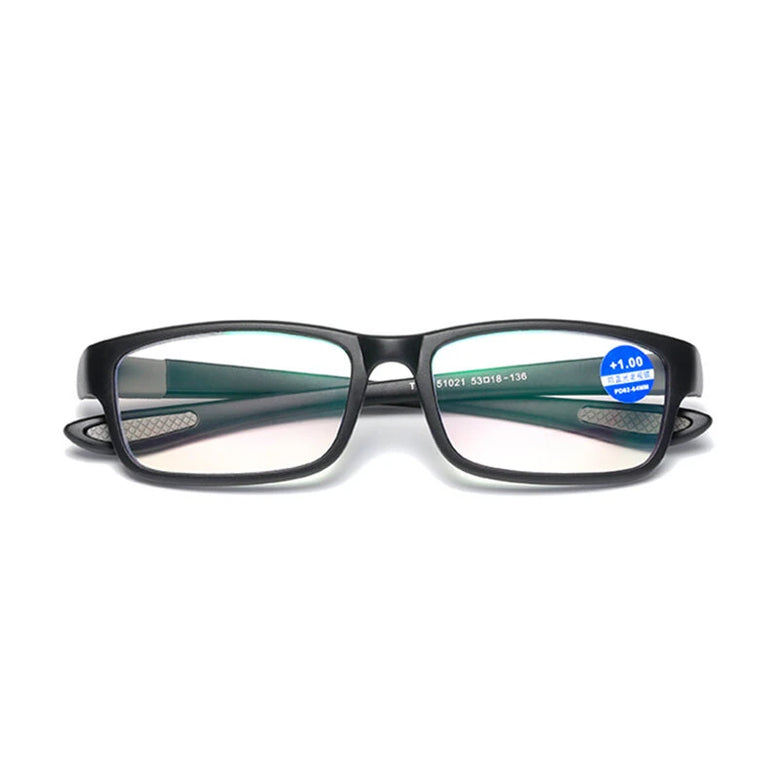 Ultralight Sports Reading Glasses Anti-blue Light Eyewear Glasses TR90 Frame Presbyopia Eyeglasses for Men Women