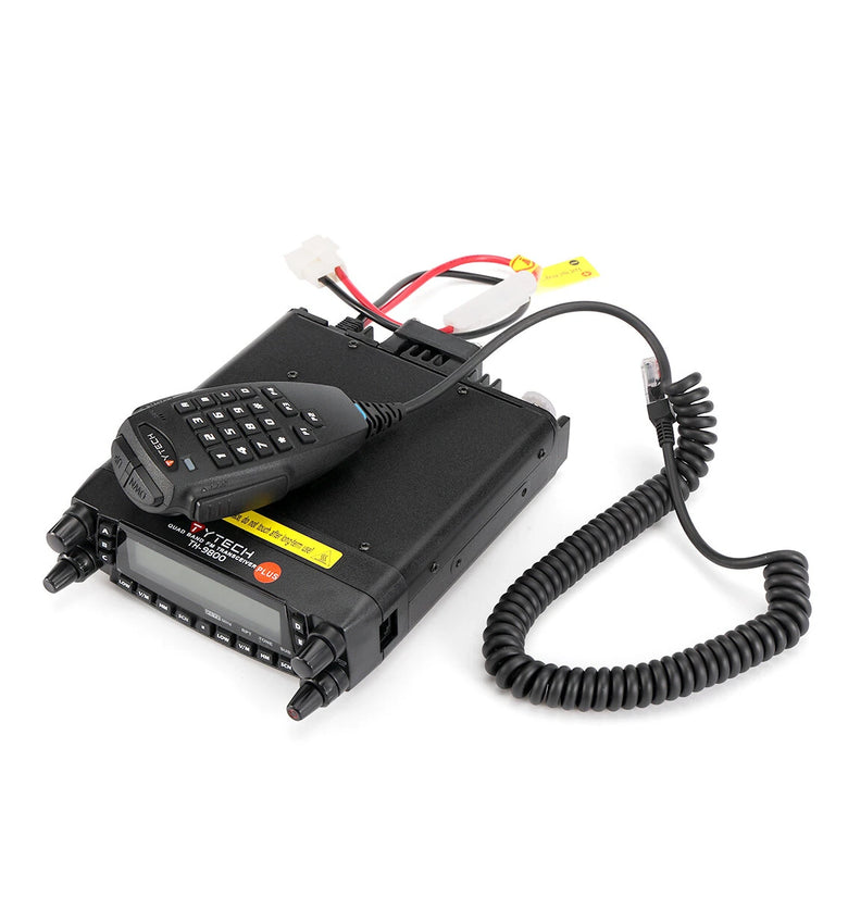 TYTECH TH-9800 Plus Walkie Talkie Quad Band Mobile Radio 29/50/144/430MHz 50W Long Range Full Duplex Detachable Panel 800 Channels Vehicle Communication