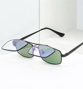 Flip Cover Sunglasses Reading Glasses Multifunctional 180-degree Up Down Design HD Anti-blue light Presbyopia Glasses