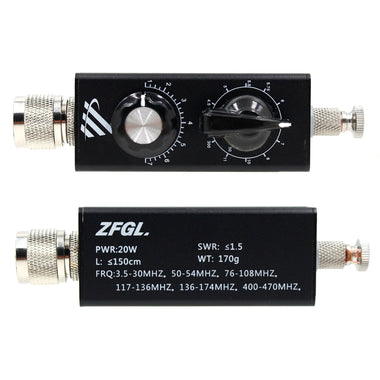 30W QRP Shortwave Antenna HF Antenna 5MHz-55MHz Full-Band Tuned Antenna for FT-817 818 703 K1 K2 USDX MCHF