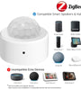 Tuya Zigbe Human Motion Sensor Smart Home Mini PIR Motion Sensor Infrared Detector Security Smart Life Work with Alexa Google Assistant Hubitat Hub