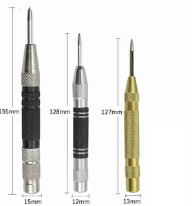 Automatic Centre Punch General Automatic Punch Woodworking Metal Drill Adjustable Spring Loaded Automatic Punch Hand Tools Sets