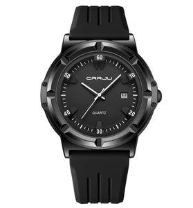 CRRJU Men's Sports Quartz Watches Waterproof Date Business Casual Wristwatch