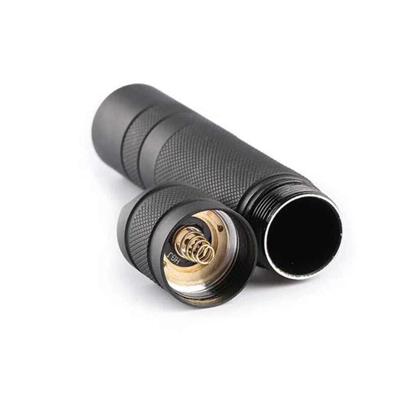 Convoy S2+ Black XM-L2 7135*8 Orange Peel EDC Flashlight, Stong Light Powerful Compact. Ideal for Outdoor Adventure