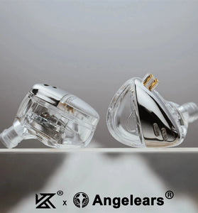KZ X Angelears-Libra X Edition HiFi In-Ear Earphone IEMs Monitor Earbuds Ultra-Wide Frequency Dynamic 3.5mm Ergonomics Earbuds Headset with HD Microphone