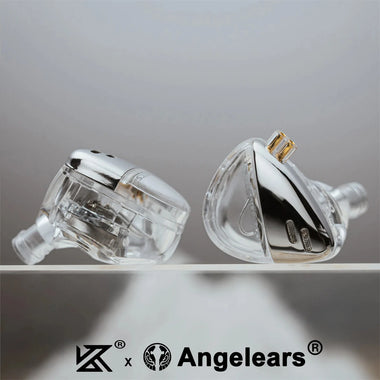KZ X Angelears-Libra X Edition HiFi In-Ear Earphone IEMs Monitor Earbuds Ultra-Wide Frequency Dynamic 3.5mm Ergonomics Earbuds Headset with HD Microphone