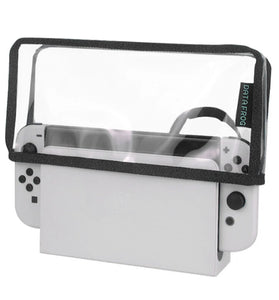 DATA FROG Dust Cover Dustproof Case Mesh Stopper Anti-Scratch Sleeve Compatible Nintendo Switch & OLED NS Switch Charging Dock