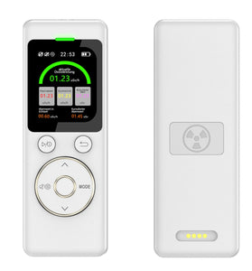 GM02 Radiation Tester 48mm Geiger Counter TFT Screen 0.08uSv/h-9999uSv/h Magnetic Charging Long Battery Life for Accurate Measurement