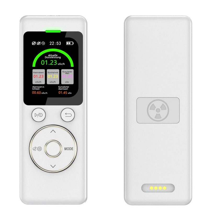 GM02 Radiation Tester 48mm Geiger Counter TFT Screen 0.08uSv/h-9999uSv/h Magnetic Charging Long Battery Life for Accurate Measurement