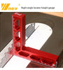 Wnew 5 inch 127 mm Carpenter Woodworking Square Measuring Ruler L Shape Ruler Height Gauge Aluminum Steel Framing Square Metric and Imperial Scale