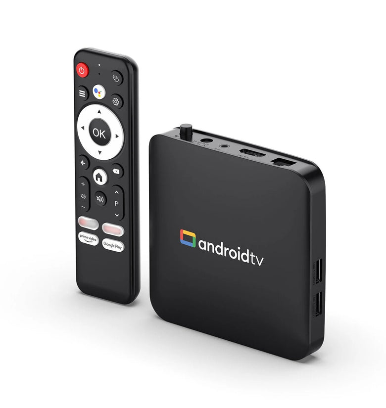 H96 MAX 2+16G Amlogic S905L3 Smart TV Box Android 14.0 Quad-Core Support 5G Dual Band WiFi bluetooth-Compatible 3D 4K Media Player with Voice Remote Control