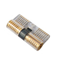 Transparent Locks Cutaway Training Skill Professional Visible Practice Padlock Copper Lock Pick Tools Hardware
