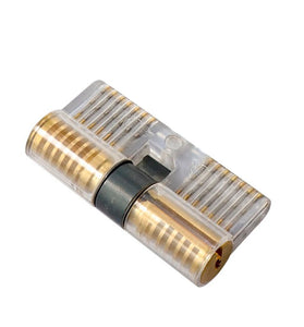 Transparent Locks Cutaway Training Skill Professional Visible Practice Padlock Copper Lock Pick Tools Hardware