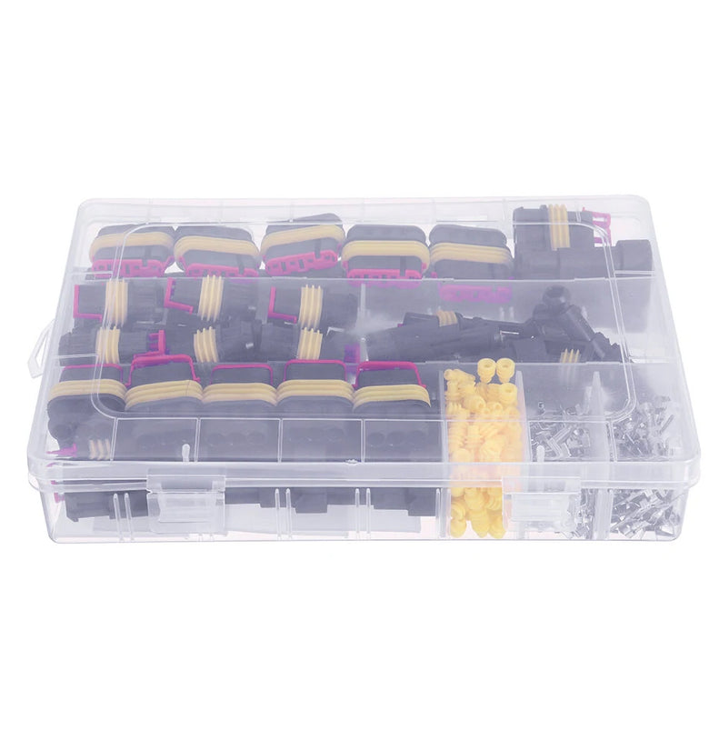 352pcs Car Electrical Connectors Kits Waterproof Electrical Wire Connector Plug for Car Waterproof Parts