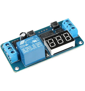5Pcs Geekcreit DC 12V LED Display Digital Delay Timer Control Switch Module PLC
