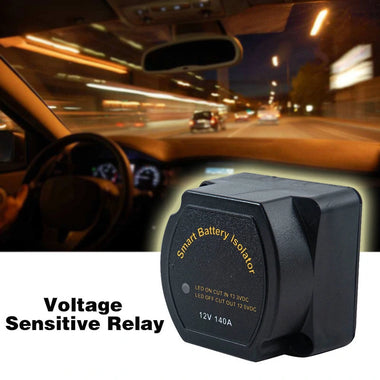 12V 14A Dual Battery Smart Isolator Voltage Sensitive Relay VSR Smart Switch for Car ATV UTV Boats RV Camper Truck