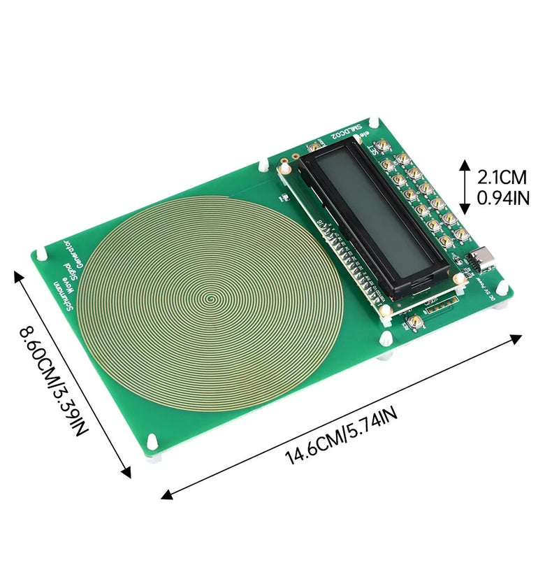 7.83Hz Schumann Waves Resonance Generator Ultralow Frequency Pulse Audio Resonator 0.01Hz~100000Hz Adjustable